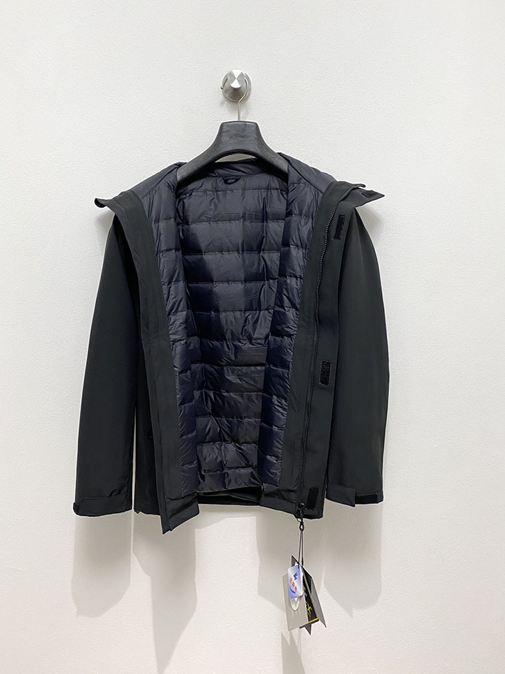 アークテリクス マウンテンパーカー ARC’TERYX アトム フーディ ナイロンジャケット ブラック 2525676 アークテリクス ジャケット レディース - 画像 (4)