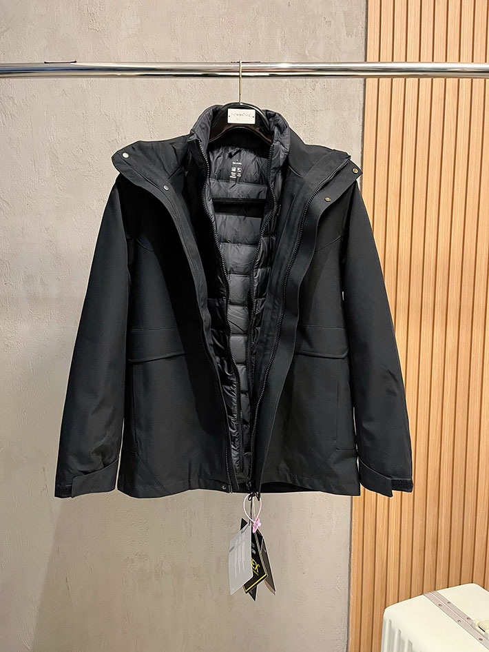 アークテリクス マウンテンパーカー ARC’TERYX アトム フーディ ナイロンジャケット ブラック 2525684 アークテリクス 女子 コーデ - 画像 (5)