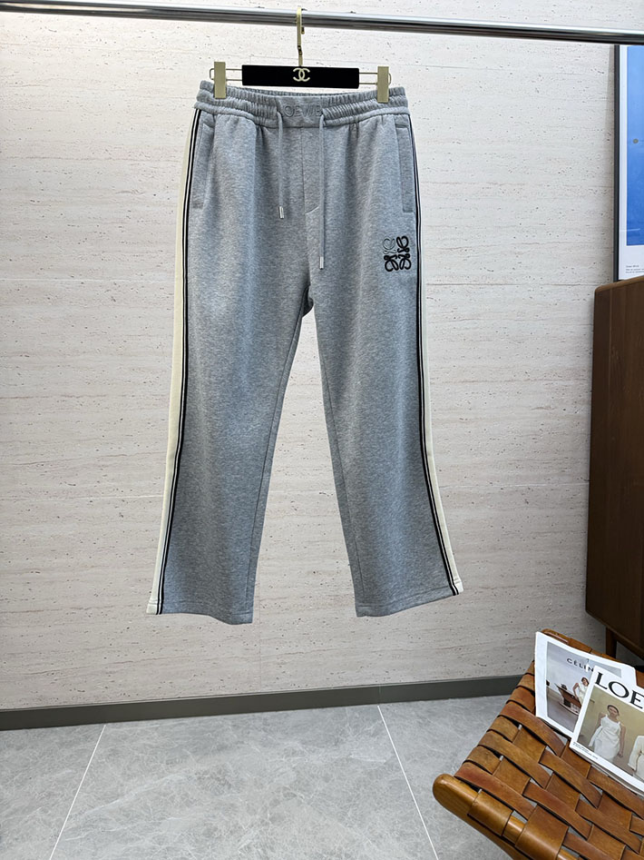 最高級ロエベスーパーコピー LOEWE ストライプ ステッチ チノパンツ スウェット ズボン おしゃれ 2525705 ロエベ パンツ - 画像 (11)
