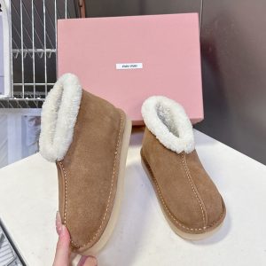 Miumiu ムートン シューズ