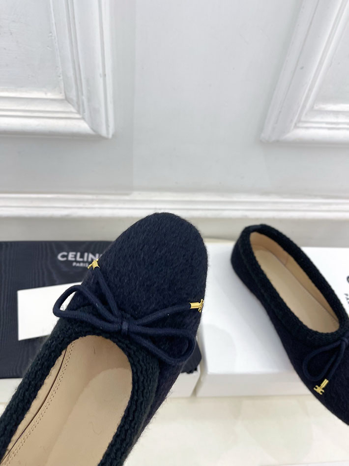 最高級セリーヌスーパーコピー CELINE アビー バレリーナ アルパカウールファブリック 364965232C.38NO セリーヌ 風 ローファー - 画像 (7)