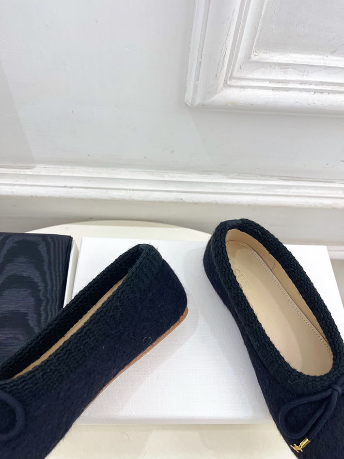 最高級セリーヌスーパーコピー CELINE アビー バレリーナ アルパカウールファブリック 364965232C.38NO セリーヌ 風 ローファー - 画像 (6)