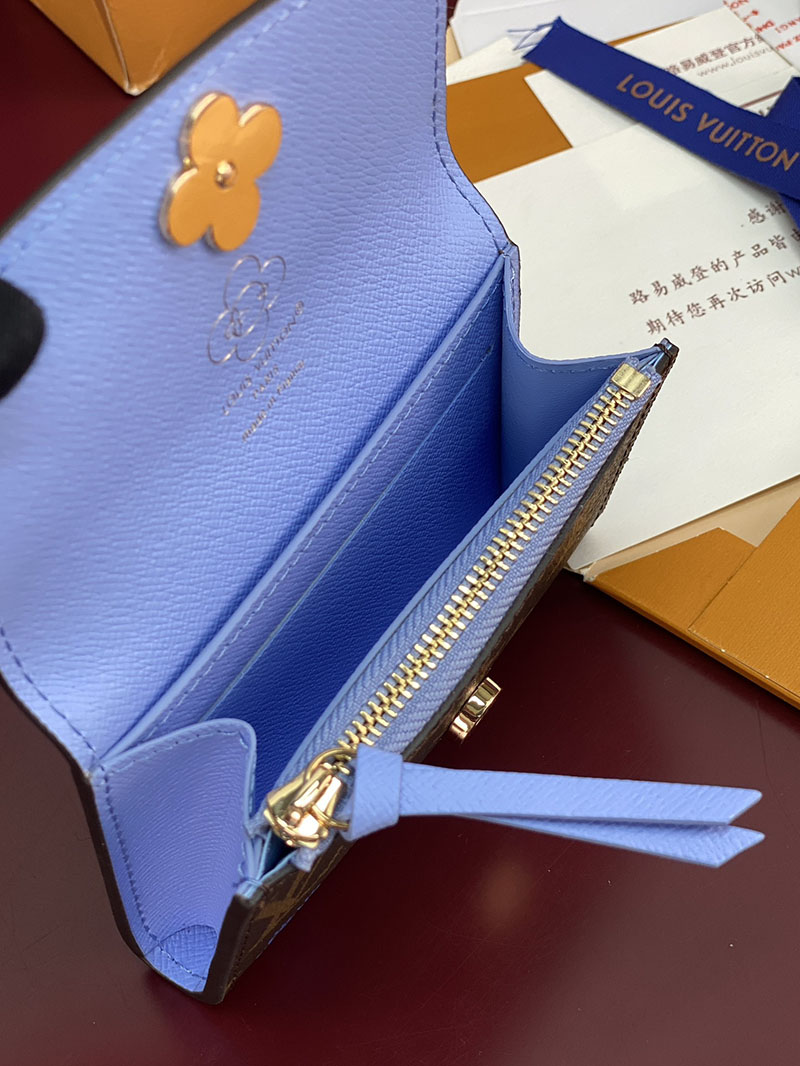 最高級ルイヴィトンスーパーコピー Louis Vuitton ポルトモネ・ロザリ ブルーフロスト M15323 ルイヴィトン 財布 新作 2026 - 画像 (9)