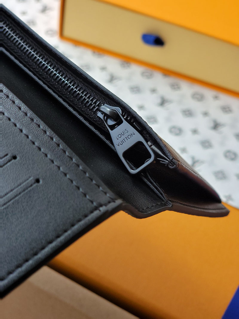 ルイヴィトン 財布 新作 Louis Vuitton ポルトフォイユ・ブラザ NM ブラック M83126 ルイ ヴィトン 財布 メンズ 黒 - 画像 (2)