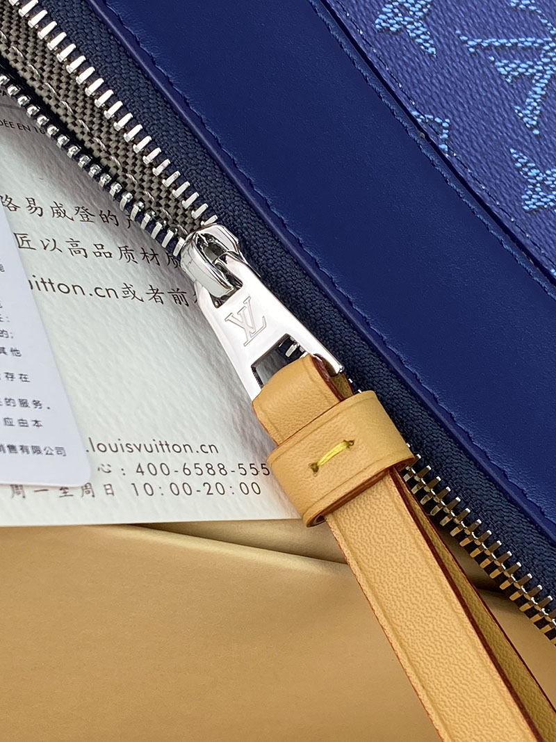 ルイヴィトン バッグ 新作 Louis Vuitton ポシェット・ヴォワヤージュ オーシャンカラー M26829 ヴィトン クラッチバッグ メンズ - 画像 (3)