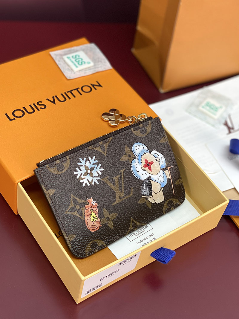 最高級ルイヴィトンスーパーコピー LV カードケース ポルト カルト・ロミー モノグラム・スノーウィパール M15333 ヴィトン カードケース 財布代わり - 画像 (9)