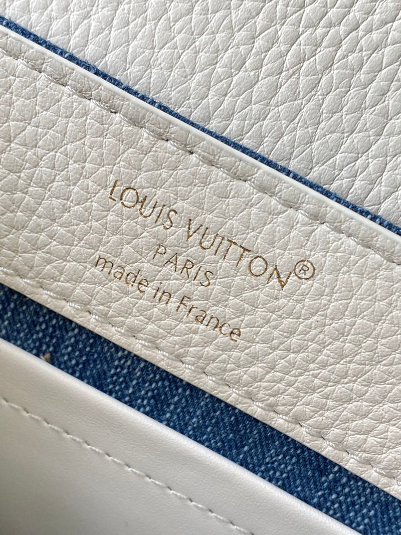 ルイヴィトン バッグ 新作 Louis Vuitton カプシーヌ・ミニ デニム・ブルー M12947 ヴィトン デニム バッグ 新作 - 画像 (2)