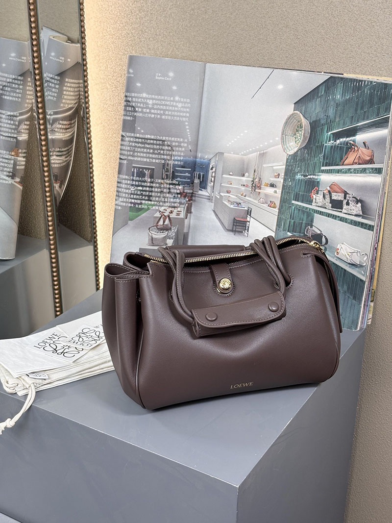 最高級ロエベスーパーコピー LOEWE マドリードバッグ スモール ダークブラウニー AANBAB2X01 ロエベ バッグ 人気ランキング - 画像 (9)