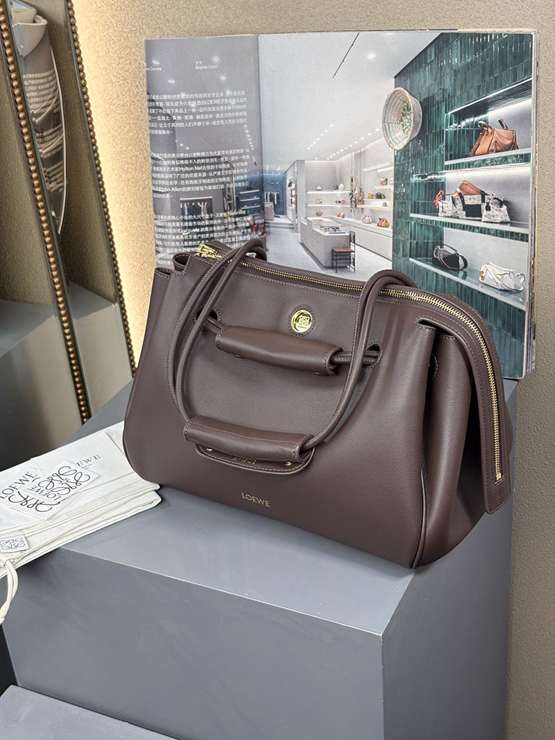 最高級ロエベスーパーコピー LOEWE マドリードバッグ(サプルカーフ) ダークブラウニー AANBAB1X01 レディース ロエベ バッグ - 画像 (6)