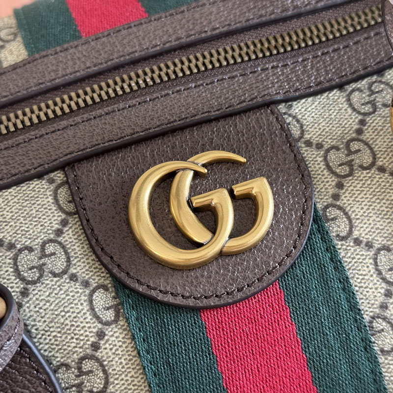 グッチ直営アウトレット店 GUCCI Savoy ミディアム ダッフルバッグ ベージュ 834458 FAEOI 9746 グッチ ボストンバッグ 旅行 - 画像 (6)