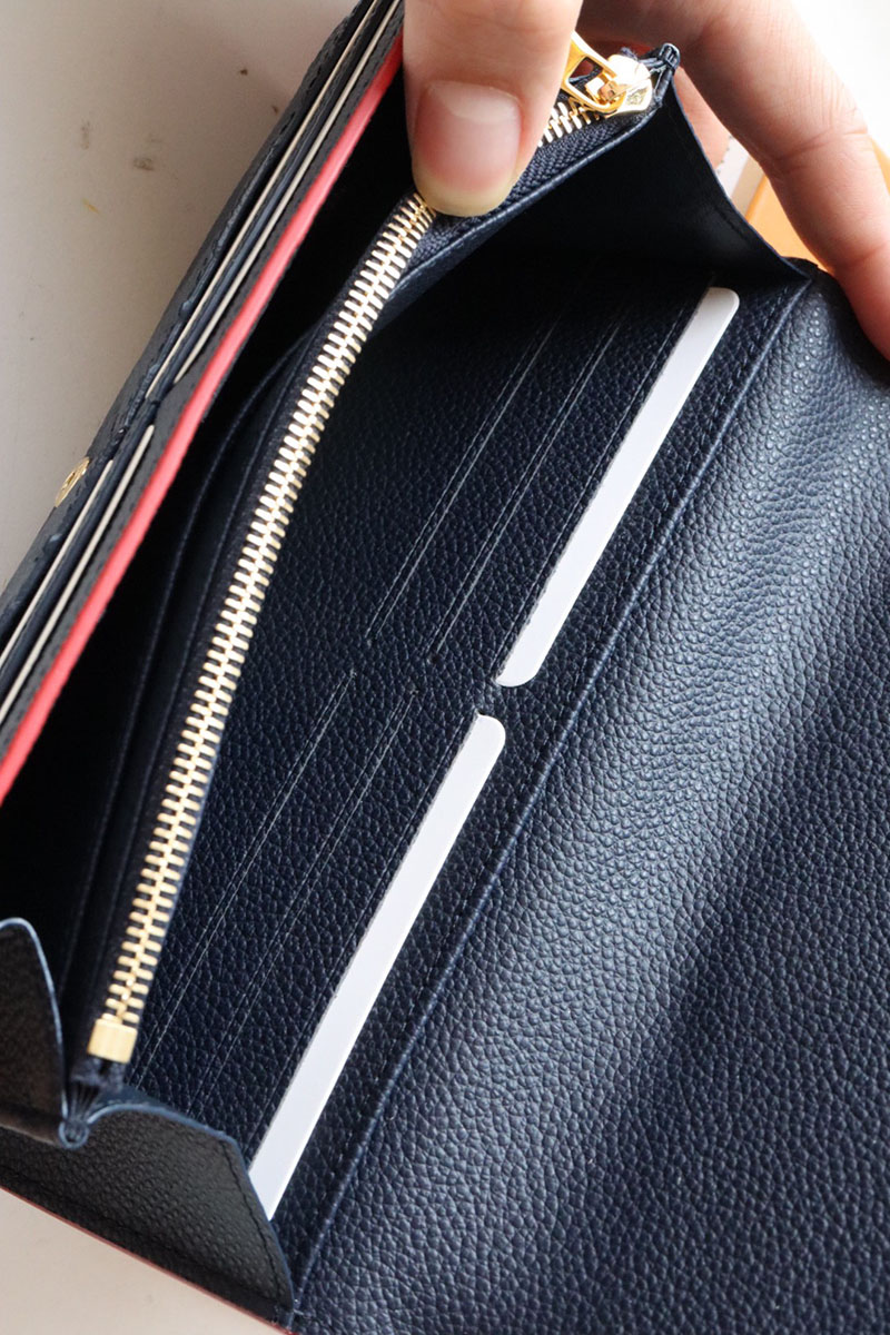 ルイヴィトン 財布 新作 Louis Vuitton アンプラント・ポルトフォイユ・サラ ネイビー M62125 ルイヴィトン 財布 ポルトフォイユ - 画像 (3)
