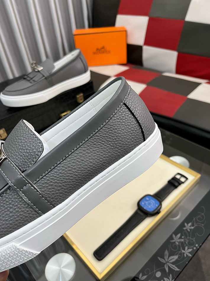 メンズ 最高級エルメススーパーコピー HERMES ゲーム Gameスリッポンスニーカー 2628021 エルメスローファーメンズ - 画像 (8)