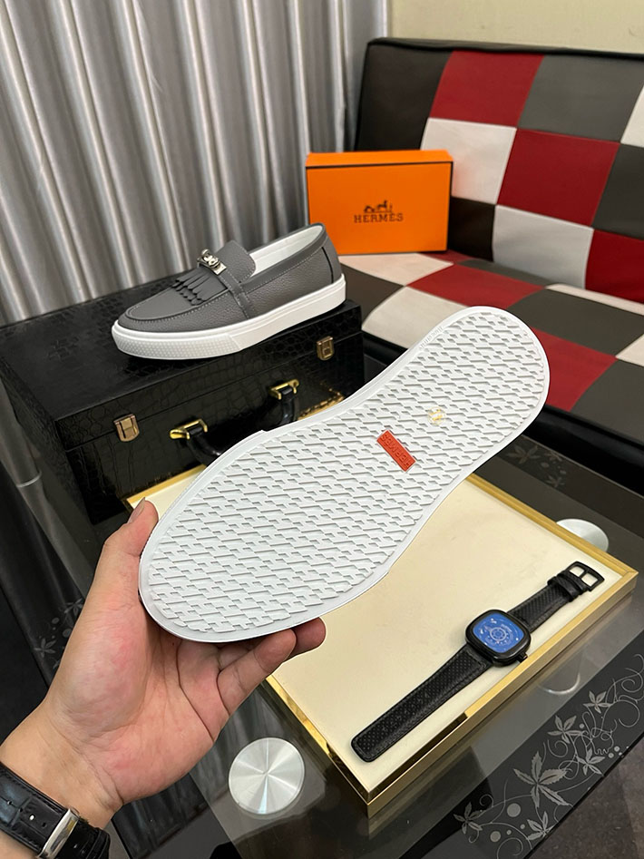 メンズ 最高級エルメススーパーコピー HERMES ゲーム Gameスリッポンスニーカー 2628021 エルメスローファーメンズ - 画像 (6)