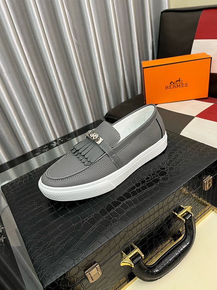 メンズ 最高級エルメススーパーコピー HERMES ゲーム Gameスリッポンスニーカー 2628021 エルメスローファーメンズ - 画像 (5)