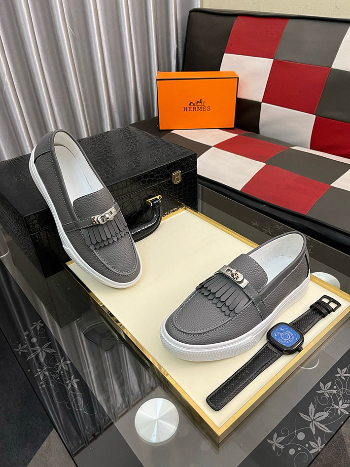 メンズ 最高級エルメススーパーコピー HERMES ゲーム Gameスリッポンスニーカー 2628021 エルメスローファーメンズ - 画像 (3)