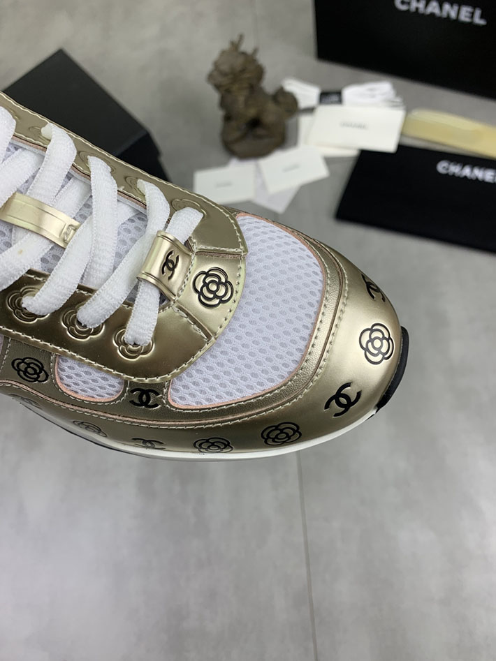 男女 兼用 最高級シャネルスーパーコピー CHANEL ココマーク ワッペンロゴ スエードレザー シャギーニット 2628123 シャネル スニーカー 公式 - 画像 (6)
