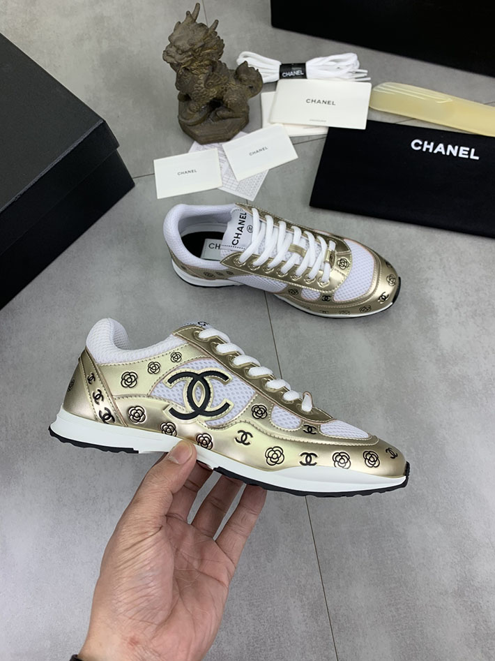 男女 兼用 最高級シャネルスーパーコピー CHANEL ココマーク ワッペンロゴ スエードレザー シャギーニット 2628123 シャネル スニーカー 公式 - 画像 (5)