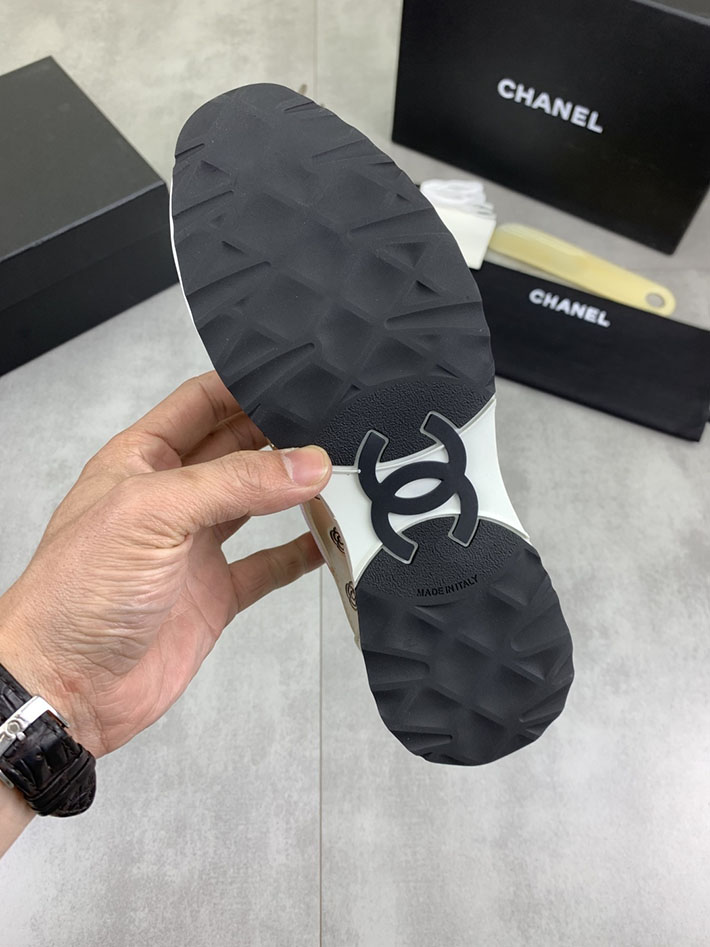 男女 兼用 最高級シャネルスーパーコピー CHANEL ココマーク ワッペンロゴ スエードレザー シャギーニット 2628123 シャネル スニーカー 公式 - 画像 (2)