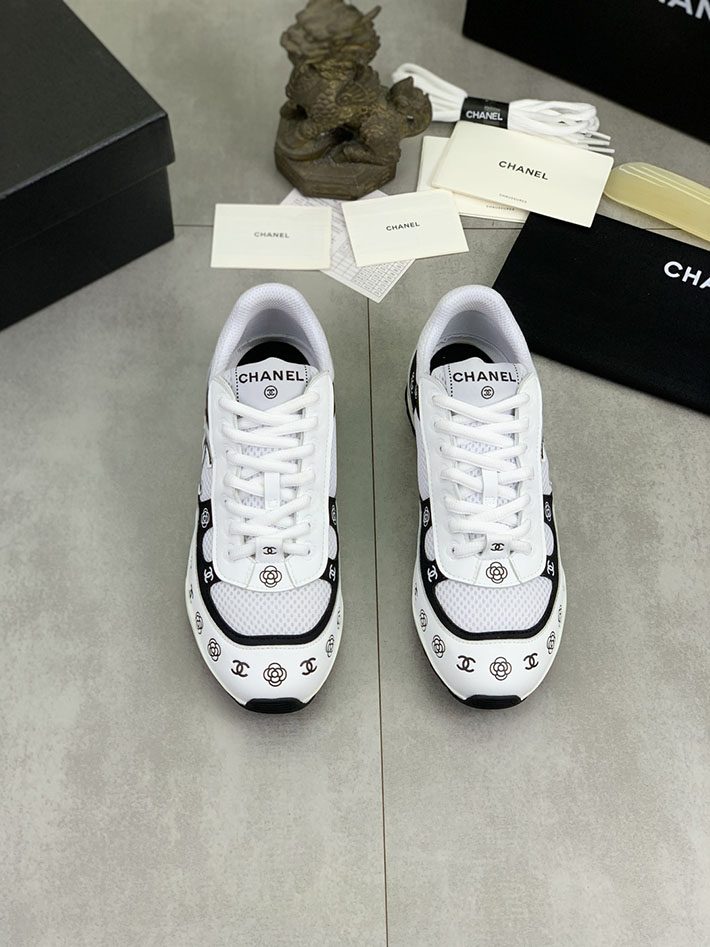 男女 兼用 最高級シャネルスーパーコピー CHANEL ココマーク ワッペンロゴ スエードレザー シャギーニット 2628125 シャネル スニーカー 新作 - 画像 (9)