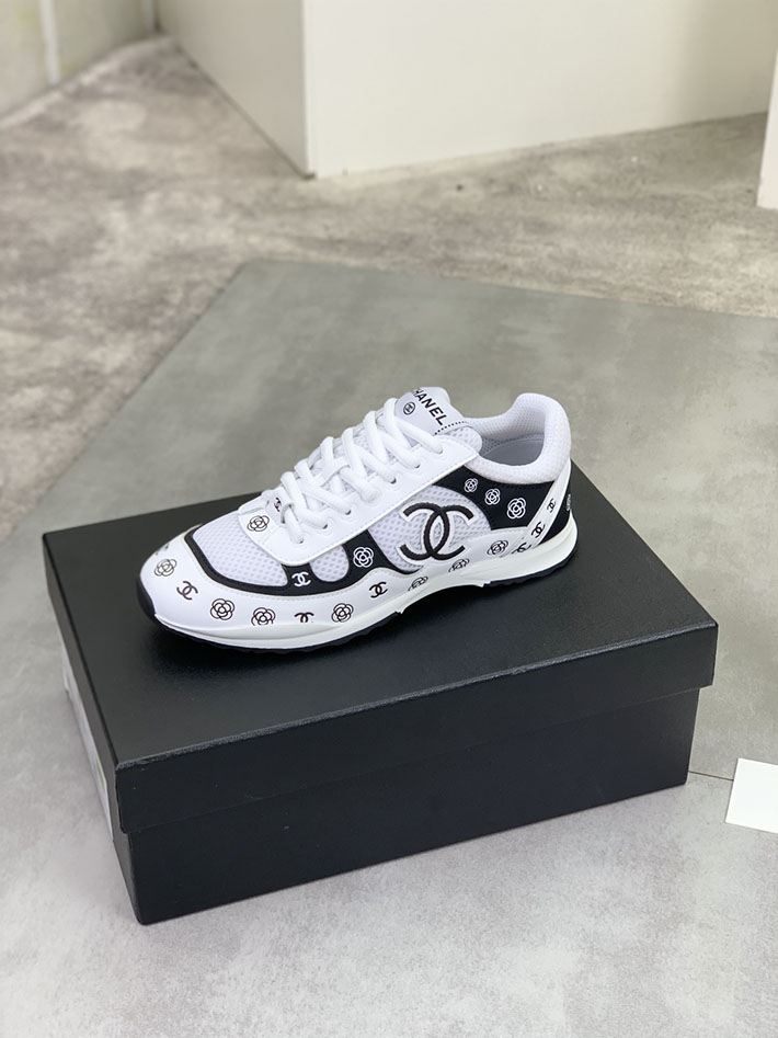 男女 兼用 最高級シャネルスーパーコピー CHANEL ココマーク ワッペンロゴ スエードレザー シャギーニット 2628125 シャネル スニーカー 新作 - 画像 (7)