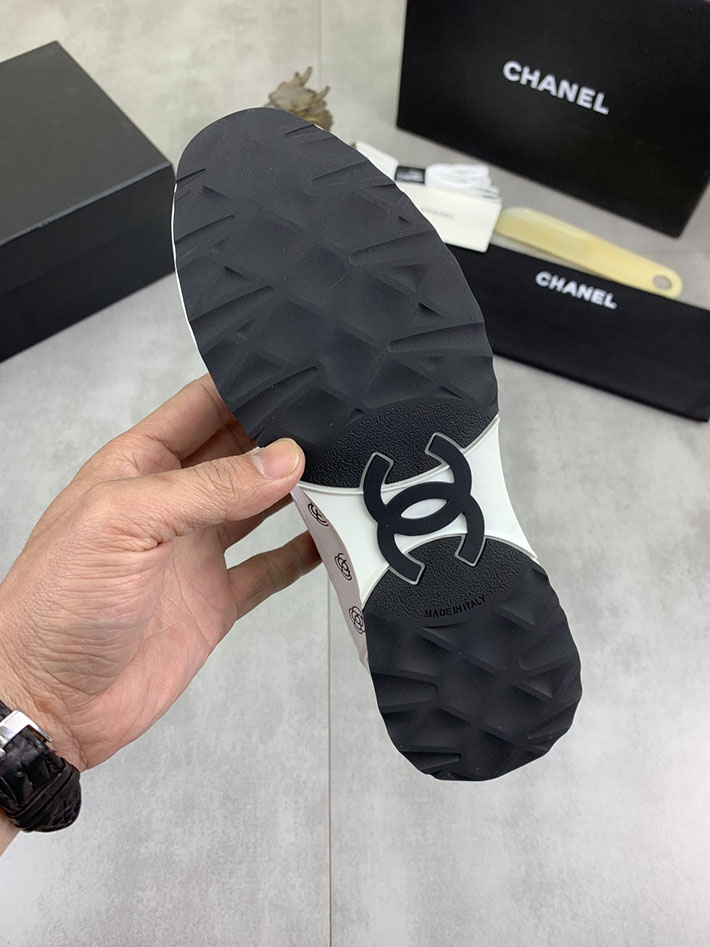 男女 兼用 最高級シャネルスーパーコピー CHANEL ココマーク ワッペンロゴ スエードレザー シャギーニット 2628125 シャネル スニーカー 新作 - 画像 (2)