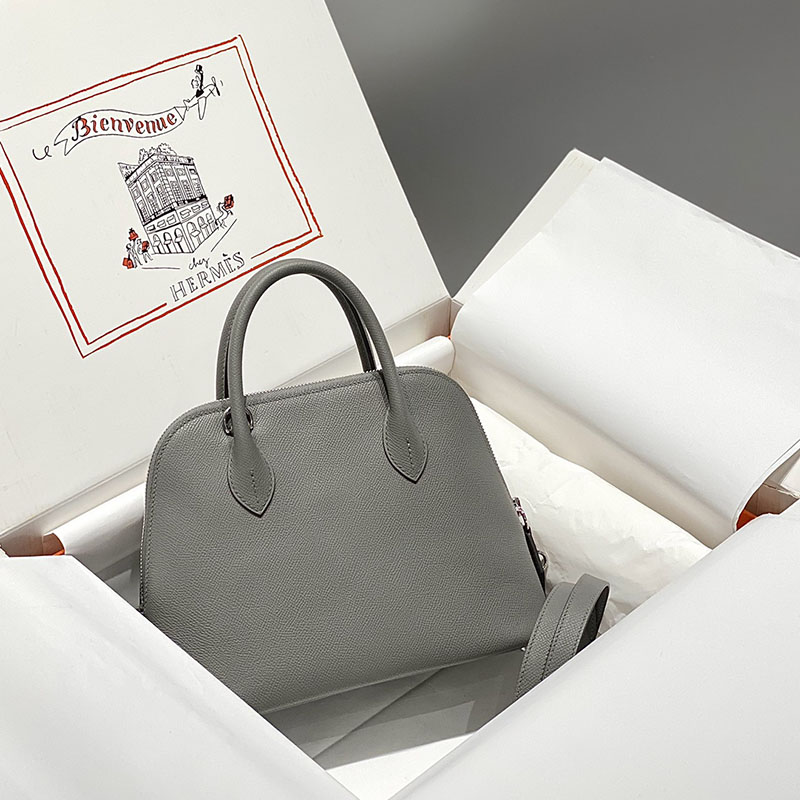 エルメス ボリード バッグ HERMES ボリード1923 25 グリメイヤー ヴォーエプソン シルバー金具 2627403 ボリード25 サイズ感 - 画像 (9)