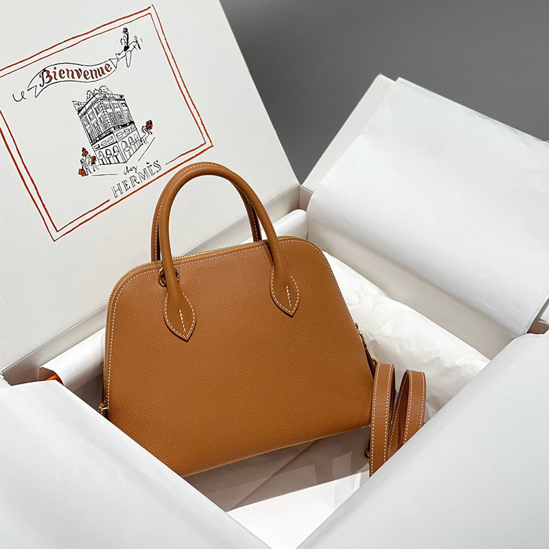 エルメス ボリード バッグ HERMES ボリード1923 25 ゴールド ヴォーエプソン ゴールド金具 2627408 ボリード 25 ゴールド - 画像 (9)