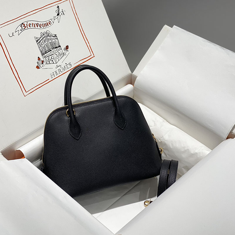 エルメス ボリード バッグ HERMES ボリード1923 25 黒 ブラック ヴォーエプソン ゴールド金具 2627412 エルメス ボリード 定価 - 画像 (9)