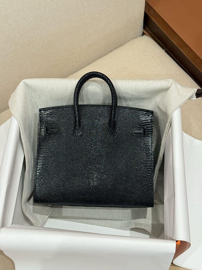 エルメス バーキン20 定価 HERMES バーキン 20 セリエ 黒 ブラック リザード シルバー金具 2627488 エルメス専門店 おすすめ - 画像 (10)
