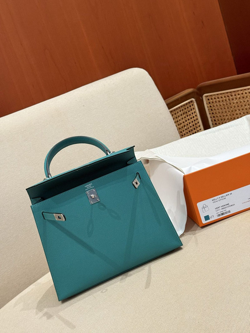 エルメス ケリー25 定価 HERMES ケリー25 外縫い ヴェールヴェロン ヴォーエプソン シルバー金具 2627494 エルメス専門店 おすすめ - 画像 (18)