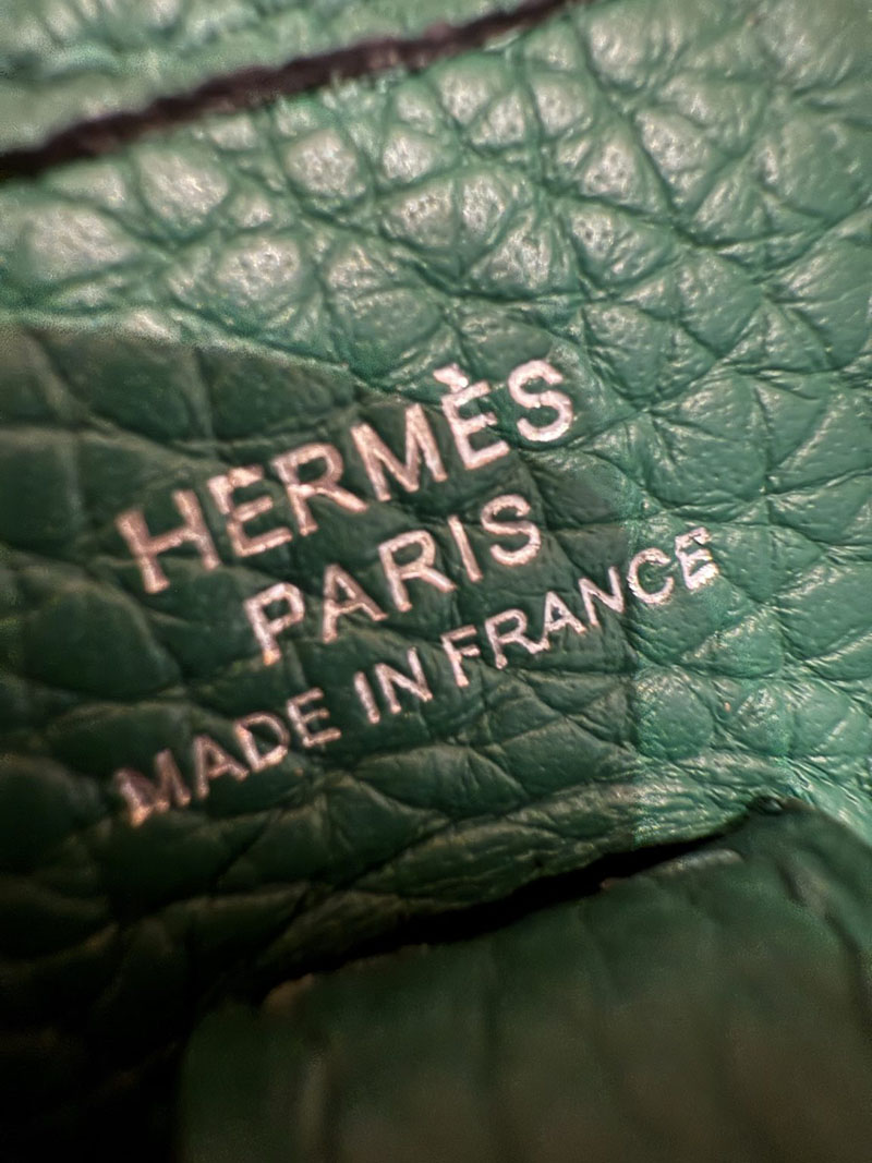 エルメスエブリンtpm定価 HERMES エヴリン 16 TPM マラカイト トリヨンクレマンス シルバー金具 2627508 エルメス専門店 - 画像 (3)