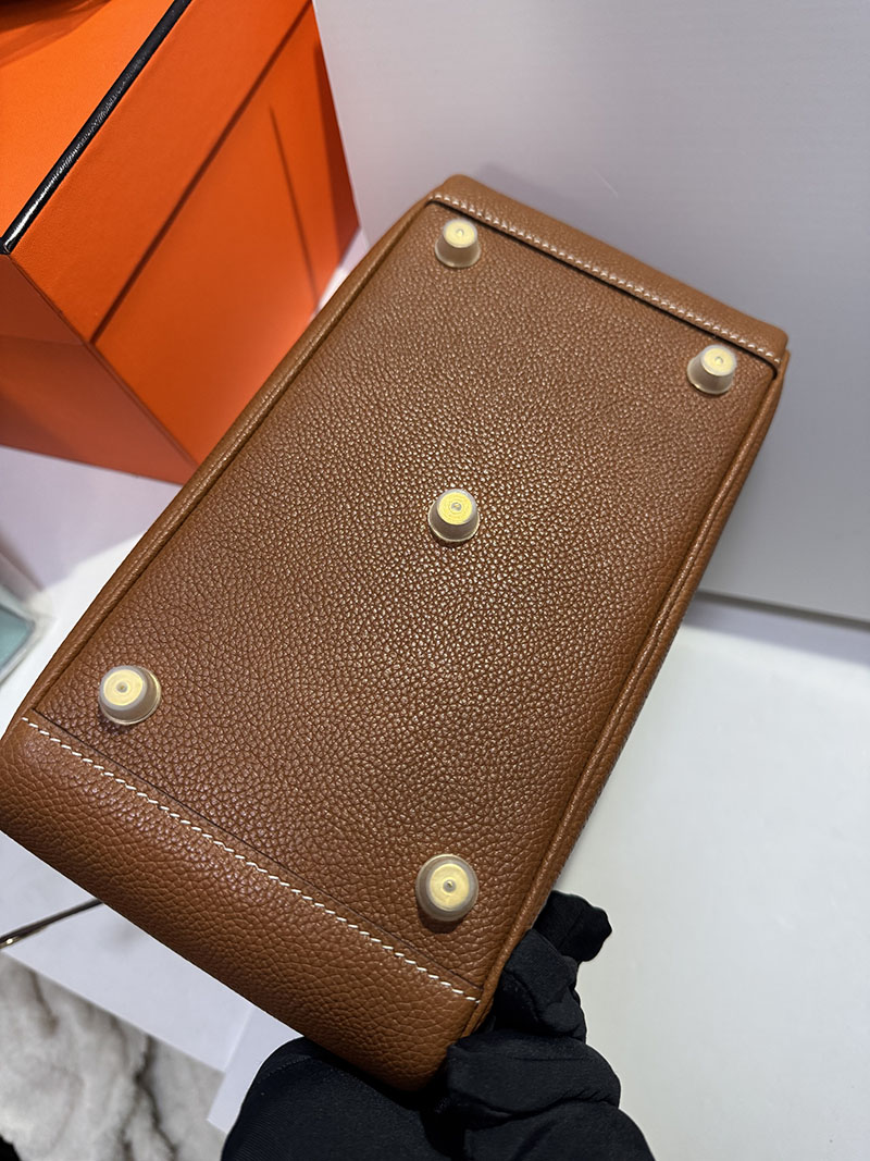 リンディ エルメス 定価 HERMES リンディ26 フォーブ/ルージュグレナ バレニアフォーブル/クロコダイル シルバー金具 2627622 - 画像 (3)