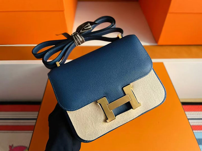 エルメス コンスタンス ミニ HERMES コンスタンス3 ミニ ディープブルー ヴォーエプソン ゴールド金具 2627717 エルメス 新作バッグ - 画像 (8)