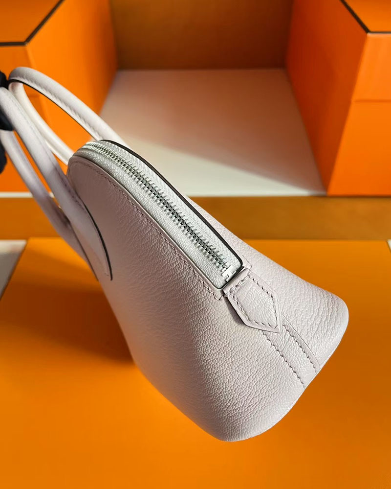 エルメス ボリードミニ HERMES ボリード1923 ミニ モーヴペール シェブルミゾル シルバー金具 2627754 エルメス 新作バッグ - 画像 (9)