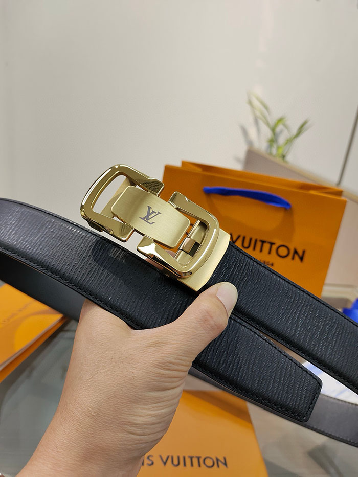 ルイヴィトンベルト激安販売 Louis Vuitton ビトン サンチュール・ポンヌフ タイガ レザー ベルト 26210216 ヴィトン ベルト メンズ - 画像 (4)