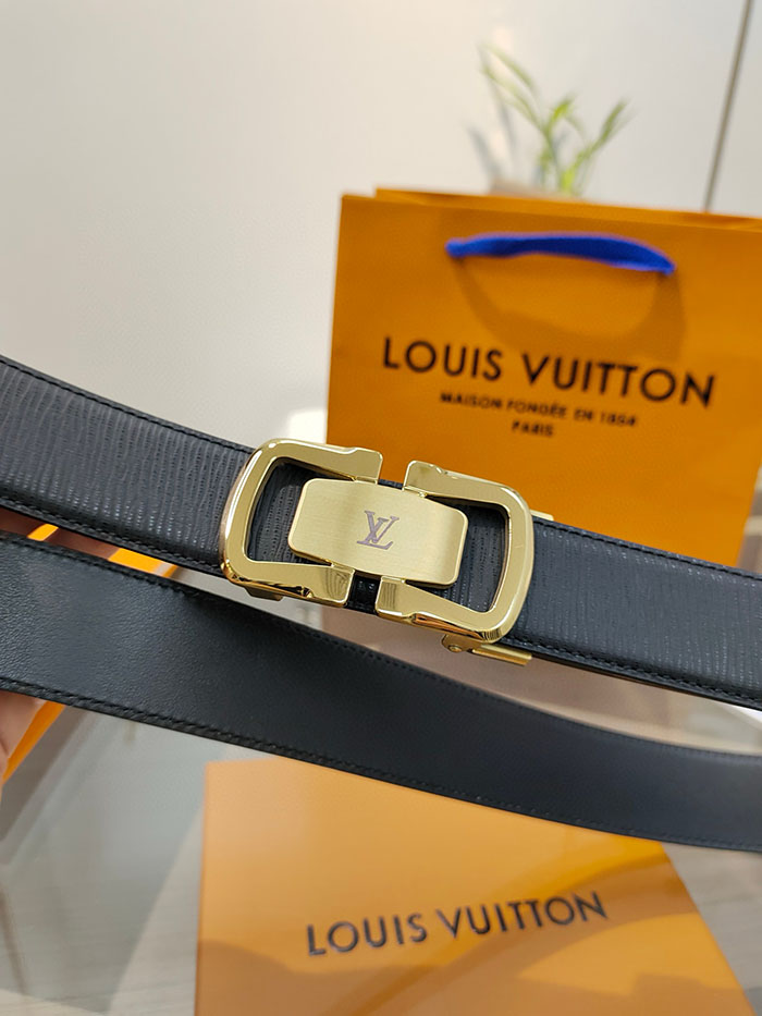 ルイヴィトンベルト激安販売 Louis Vuitton ビトン サンチュール・ポンヌフ タイガ レザー ベルト 26210216 ヴィトン ベルト メンズ - 画像 (3)