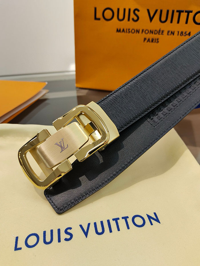 ルイヴィトンベルト激安販売 Louis Vuitton ビトン サンチュール・ポンヌフ タイガ レザー ベルト 26210216 ヴィトン ベルト メンズ - 画像 (2)
