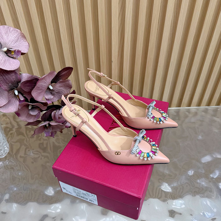 ヴァレンティノ 靴 シューズ レディース VALENTINO 80mm レザースクエアビジューパンプス 2628217 ヴァレンティノ パンプス セール - 画像 (8)