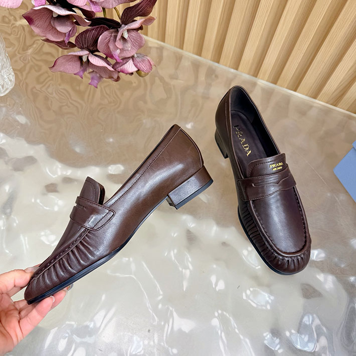 プラダ 靴 シューズ レディース 海外通販 PRADA レザー ローファー 本革 2628251 プラダ ローファー アウトレット - 画像 (6)