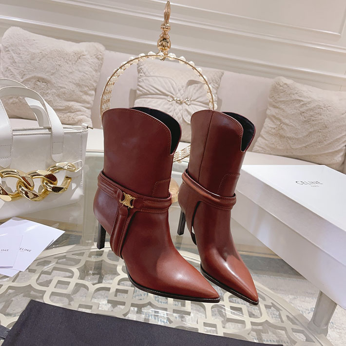 最高級セリーヌスーパーコピー CELINE TRIOMPHE チャーム ヴェルヌーイ トハーネス ローブーツ 2628402 セリーヌ ブーツ アウトレット - 画像 (5)