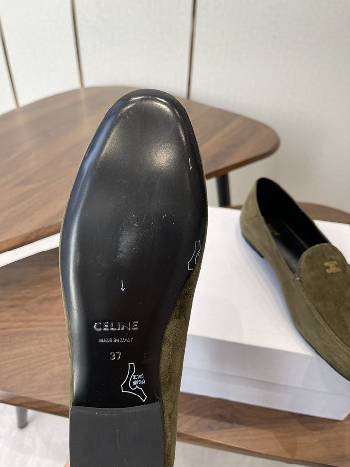 レディース 最高級セリーヌスーパーコピー CELINE オーラ ローファー ゴートスキン ライカーキ 2628451 セリーヌ ローファー アウトレット - 画像 (6)