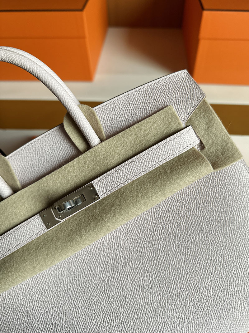 バーキン セリエ 25 定価 HERMES バーキン25 セリエ モーヴシルベストル ヴォーエプソン シルバー金具 2627857 エルメス 新作バッグ - 画像 (7)