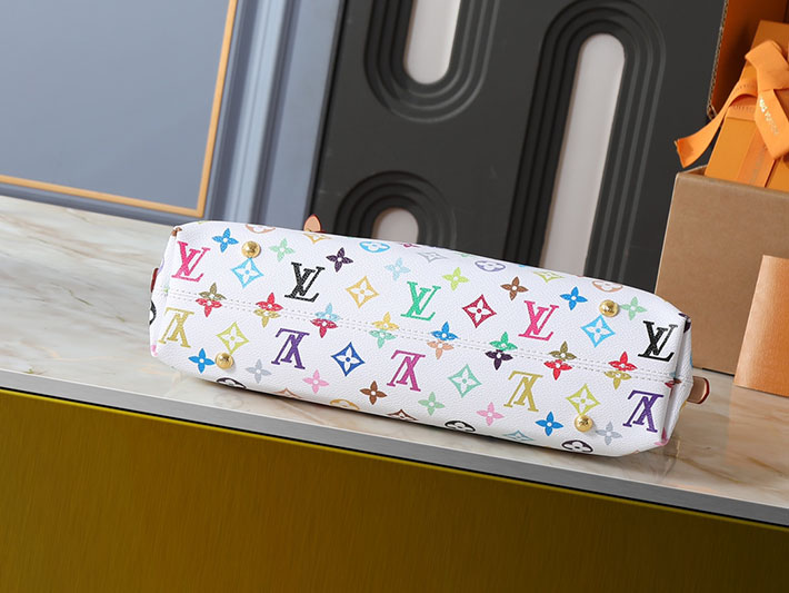 ルイヴィトン販売店舗 バッグ レディース LV × TM キャリーオール EW マルチカラー、ホワイト M27578 ルイヴィトン 村上隆 2026 - 画像 (7)