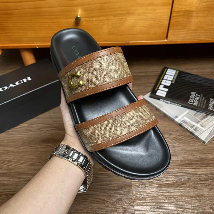 最高級コーチスーパーコピー COACH GWEN SIG SANDAL フラットサンダル シグネチャー 2629067 コーチ 靴 メンズ - 画像 (3)
