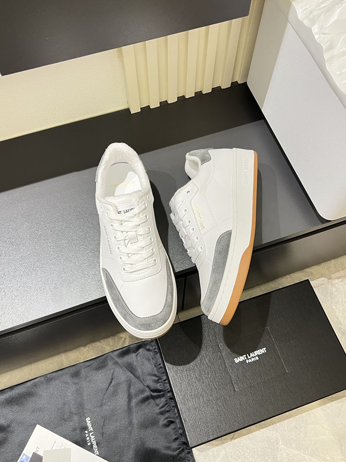 最高級サンローランスーパーコピー Saint Laurent SL/61 ロートップ スニーカー LOW-TOP SNEAKERS 2629130 靴 おしゃれメンズ - 画像 (8)