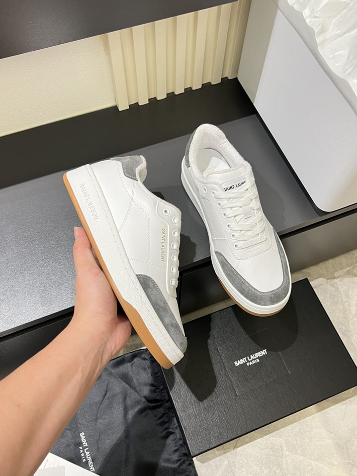 最高級サンローランスーパーコピー Saint Laurent SL/61 ロートップ スニーカー LOW-TOP SNEAKERS 2629130 靴 おしゃれメンズ - 画像 (6)
