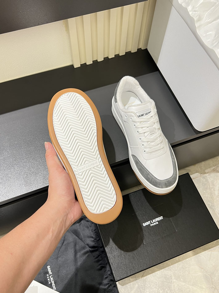 最高級サンローランスーパーコピー Saint Laurent SL/61 ロートップ スニーカー LOW-TOP SNEAKERS 2629130 靴 おしゃれメンズ - 画像 (5)