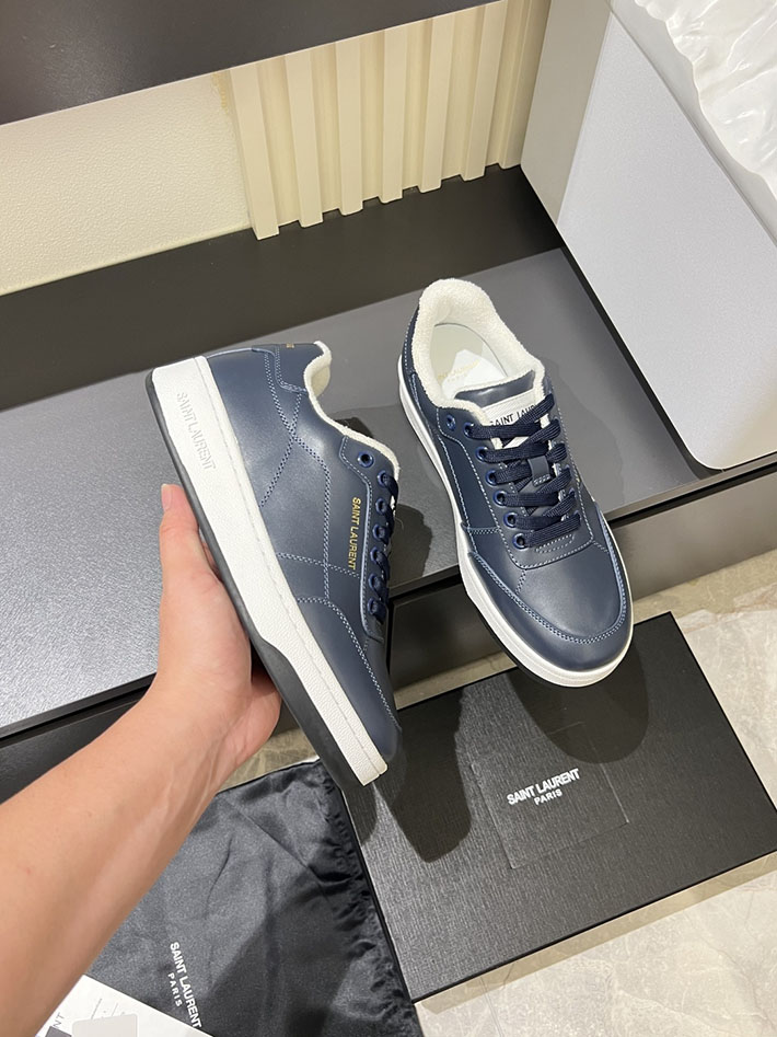 最高級サンローランスーパーコピー Saint Laurent SL/61 ロートップ スニーカー LOW-TOP SNEAKERS 2629133 50代 靴 メンズ カジュアル - 画像 (6)