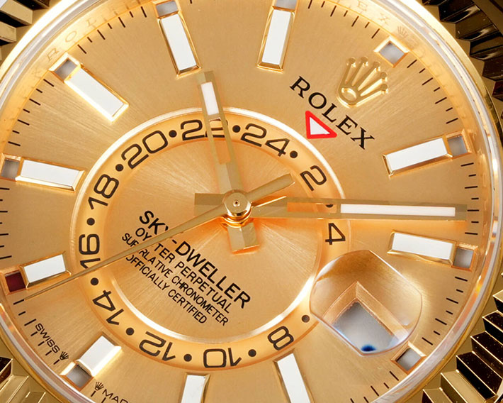 最高級ロレックススーパーコピー ROLEX 42mm メンズ スカイドゥエラー イエローゴールド シャンパン 2630168 ロレックス コピー 店舗 - 画像 (9)