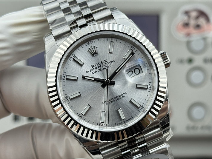 最高級ロレックススーパーコピー ROLEX デイトジャスト41 126334 ジュビリーブレス メンズ 腕時計 シルバー 2630188 ロレックスコピー評判 - 画像 (6)